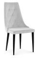 Krzesło CAREN II w kolorze srebrnym nóżki czarne - Paros 05