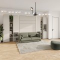 Kaszmirowy Bc z elementami kolekcji bed concept (numeracja elementów).