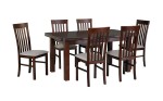 [ARCHIWUM]Zestaw mebli stół 160-200 + 6 krzeseł  do jadalni  ENUS 5 x MILENO 2