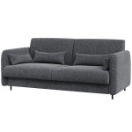 Sofa grafitowa BC-18 do łóżka BC-01 140x200 cm 
