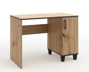 Biurko młodzieżowe z szafką do pokoju industrial loft PRESTO P8 100 cm