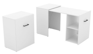 Biurko składane SMART 42-132 cm z wysuwanym blatem