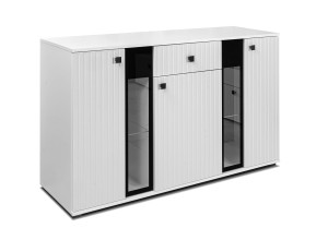Komoda do salonu z lamelami CERES LAMELE 140 cm
