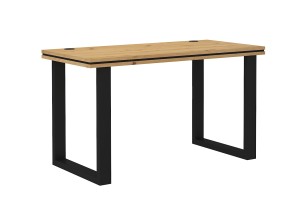 Biurko do gabinetu loft MALTI 160 pogrubiony blat