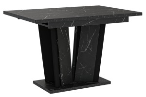 Stół rozsuwany 120-160 cm marmur royal-czarny DORA II