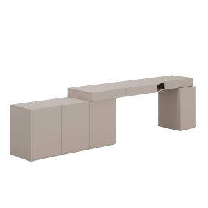 Meble młodzieżowe z biurkiem komodą kontenerkiem WOOW SET-06L  