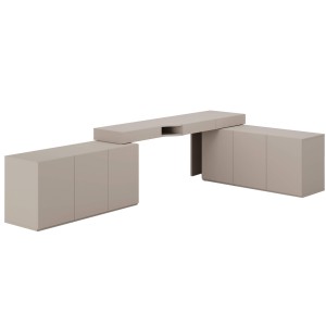 Meble nowoczesne komody z biurkiem WOOW SET-07P