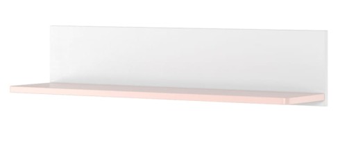 Półka biało różowa dla dziewczynki LUNA