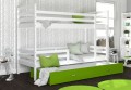 Biel / Zielona Szuflada, Łóżko Piętrowe Jarek 3, Pokój Dziecięcy