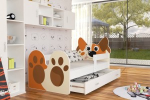 [ARCHIWUM] Łóżko DOG z szufladą na prowadnicach do pokoju dziecięgo