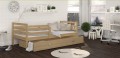 Łóżko Parterowe JAREK P 160x80, Sosna / Sosna Szuflada, Pokój Dziecięcy