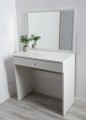 Toaletka 80 cm biała z Lustrem