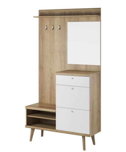 garderoba meble do przedpokoju w stylu skandynawskim