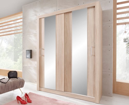 Aranżacja Szafa DUKA 160 cm dąb sonoma