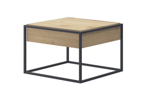 Ława stolik kawowy z szufladą do salonu ww stylu loft 60 cm