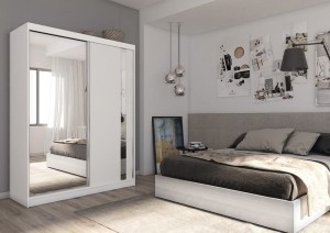 Szafa przesuwna ze wstawką GRAJA 160 cm