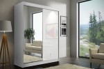 Szafa przesuwna z lustrem do przedpokoju GABI 150 cm