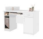 Biurko 120 cm MAX z okrągłą nadstawką