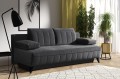 Grafitowa kanapa z funkcją spania monolight 97