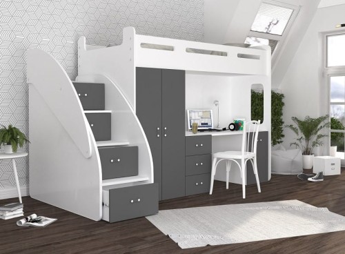 Zula Plus Biało / Szara