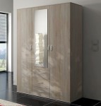 Szafa uchylna z lustrem do przedpokoju RIZE 150 cm