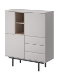 [ARCHIWUM] Komoda wysoka z szufladami INVOX 100 cm