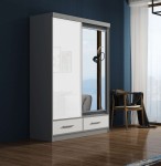 Szafa przesuwna z lustrem do salonu MILA 150 cm