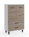 Komoda wysoka BRILO San Remo/Biały