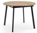 [ARCHIWUM]Stół industrialny TORSO 100-140 cm na czarnych nogach 