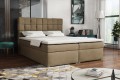 Łóżko kontynentalne typu boxspring MARU.
Tkanina: Paros 3