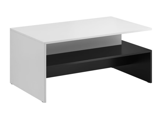 Stolik kawowy BAROS Biały Mat/Biały Połysk