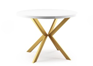 Stół industrialny rozkładany 90-166/100-176/120-196 cm EDEN ZŁOTY