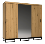 [ARCHIWUM]Szafa przesuwna na matelowych nogach OLSEN 250 cm
