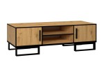 [ARCHIWUM]Szafka RTV z szufladami w stylu loft OLSEN 160cm