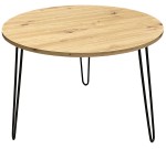 [ARCHIWUM]Stolik kawowy na metalowych nogach VAJO 69cm