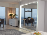 Szafa modułowa LUX 200 cm  z lustrami