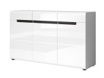 [ARCHIWUM] Komoda HEKTOR I - HELVETIA szafka w białym połysku 136 cm z szufladami