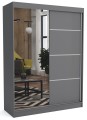 Szafa z lustrem JERY 160cm antracyt