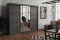 Przykładowa aranżacja szafy JERY 250cm antracyt
