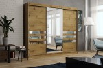 Szafa duża trzydrzwiowa przesuwna HENRYK 250 cm