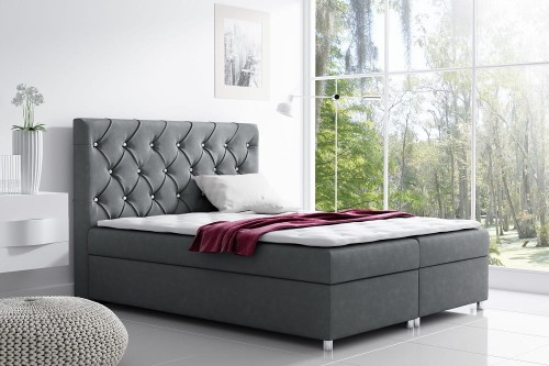 Łóżko kontynentalne ROMI w tkaninie Primo 8804.