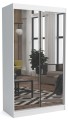 Szafa z drążkiem DAWI 100cm biały mat