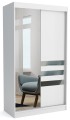 Szafa mała HENRYK 100cm biały mat