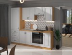 Meble kuchenne biały mat zestaw STELLA III