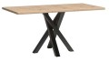 Stół do nowoczesnej jadalni rozkładany CALI 120-160 cm - artisan- rozłożony.