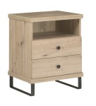 Stolik nocny z szufladami do sypialni CALI