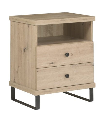 Szafka nocna na metalowych nogach CALI 17.