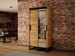 [ARCHIWUM] Szafa na nóżkach z lustrem 120 cm LOFTI w stylu loft