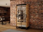 [ARCHIWUM] Szafa przesuwna loft 150 cm LOFTI w stylu industrialnym