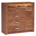 Komoda z szufladami i szafką 42 cm INDIANAPOLIS I 17 JASION JASNY